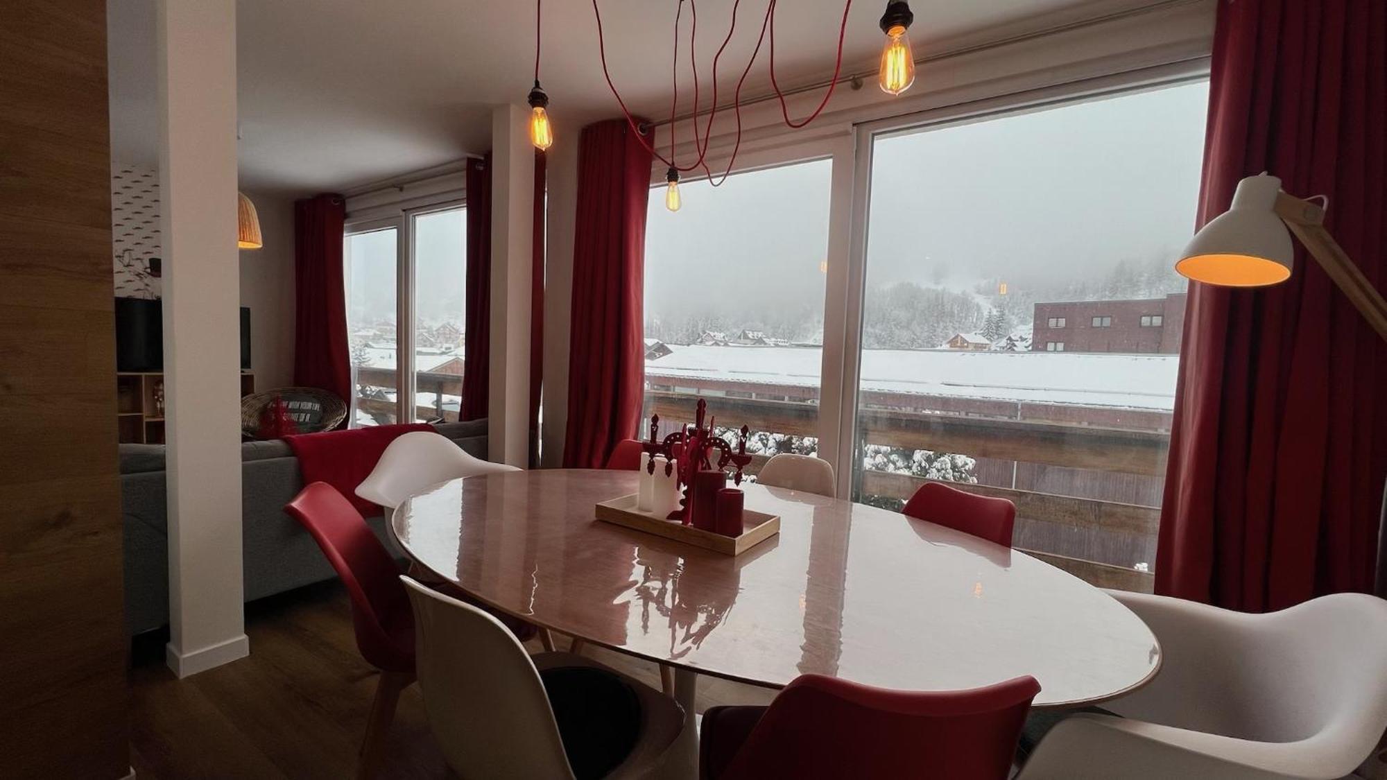 Rouge Canneberge -8 Personnes- 84M2 Vue Degagee Setaz Valloire Eksteriør billede